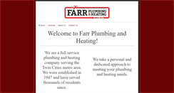 Desktop Screenshot of farrplumbingandheating.com